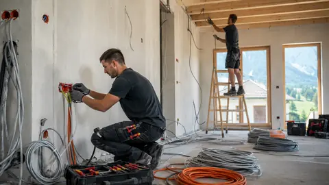 KI-generiertes Beispielbild für das Gewerbe Elektriker – Sicherheitspartner GmbH