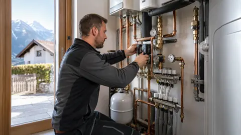 KI-generiertes Beispielbild für das Gewerbe Gas- und Sanitärtechnik – Plank GmbH