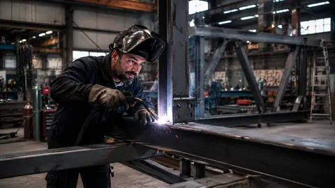 KI-generiertes Beispielbild für das Gewerbe Schlosser und Stahlbau – Metallbau Egger GmbH