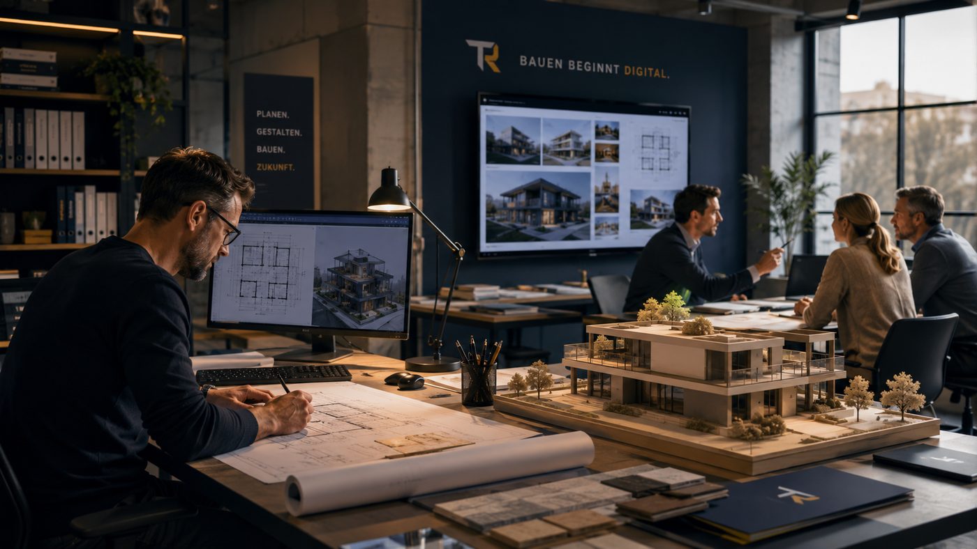 Bauprojekt mit Planung und Ausführung